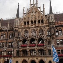 Новая Ратуша (Neues Rathaus) - главный вид