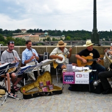 Музыканты на Карловом мосту