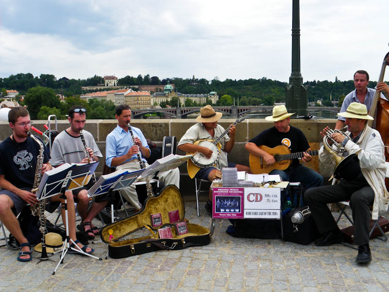 Музыканты на Карловом мосту