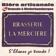 37499: Brasserie La Merciere, 94x94 mm