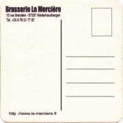 37499: Brasserie La Merciere, 94x94 mm