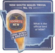 37634: Tooheys, 95x92 mm