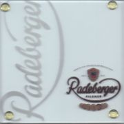 37699: Radeberger, 87x87 mm
