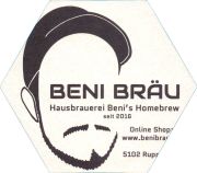 38168: Beni Bräu, 100x87 mm