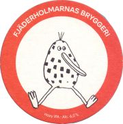 38201: Fjäderholmarnas Bryggeri, 100x100 mm