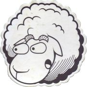 38254: Holy Sheep, 95x95 mm