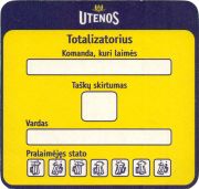 38350: Utenos, 95x90 mm