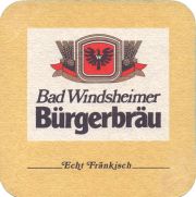 38788: Buergerbrau Bad Windsheim, 93x93 mm