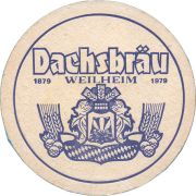 38827: Dachsbräu, 108x108 mm