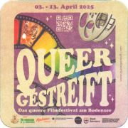 39114: Queergestreift Filmfestival, 93x93 mm
