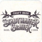 39161: Stadtmauer Brauer, 93x93 mm