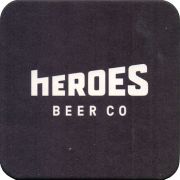 39308: Heroes Beer Co., 90x90 mm