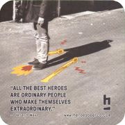 39309: Heroes Beer Co., 89x89 mm