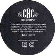 39434: Cusco Beer Company (CBC), 100x100 mm