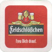 39455: Feldschloesschen Dresden, 93x93 mm