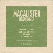 39493: Macalister Brewing, 94x95 mm