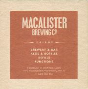 39496: Macalister Brewing, 94x95 mm
